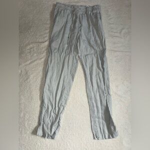 H&M Light Gray-Green Wide Leg Pants